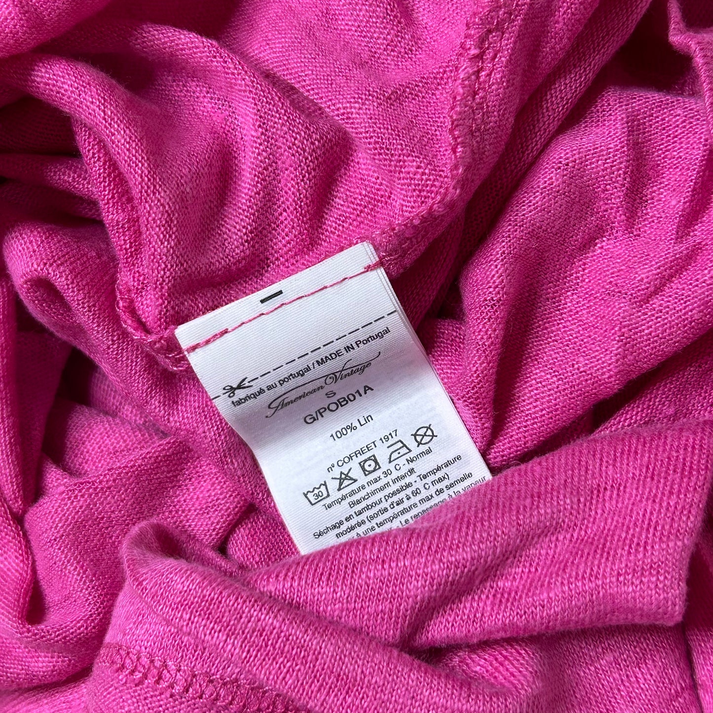 Secondhand pink linen American Vintage Pants  