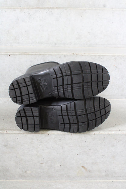 Secondhand black Barbour Banbury Wellington Rain Boots
