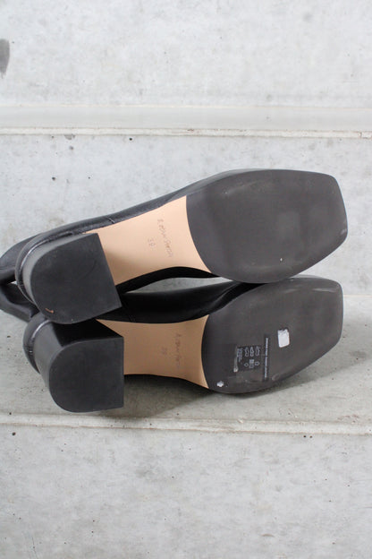 Secondhand black leather & Other Stories Boots 